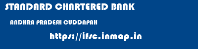 STANDARD CHARTERED BANK  ANDHRA PRADESH CUDDAPAH    ifsc code